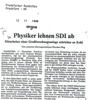 Strategic Defense Initiative (SDI) & DESY